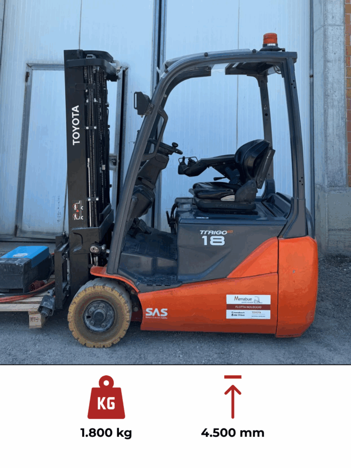 Carrello elevatore usato con batteria al litio Modena